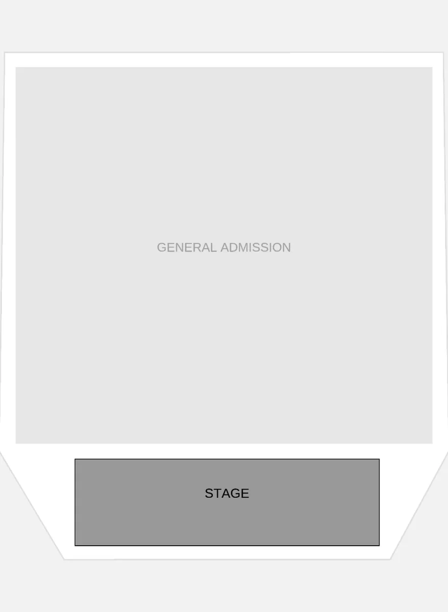 Seating plan: The Attic - Leeds