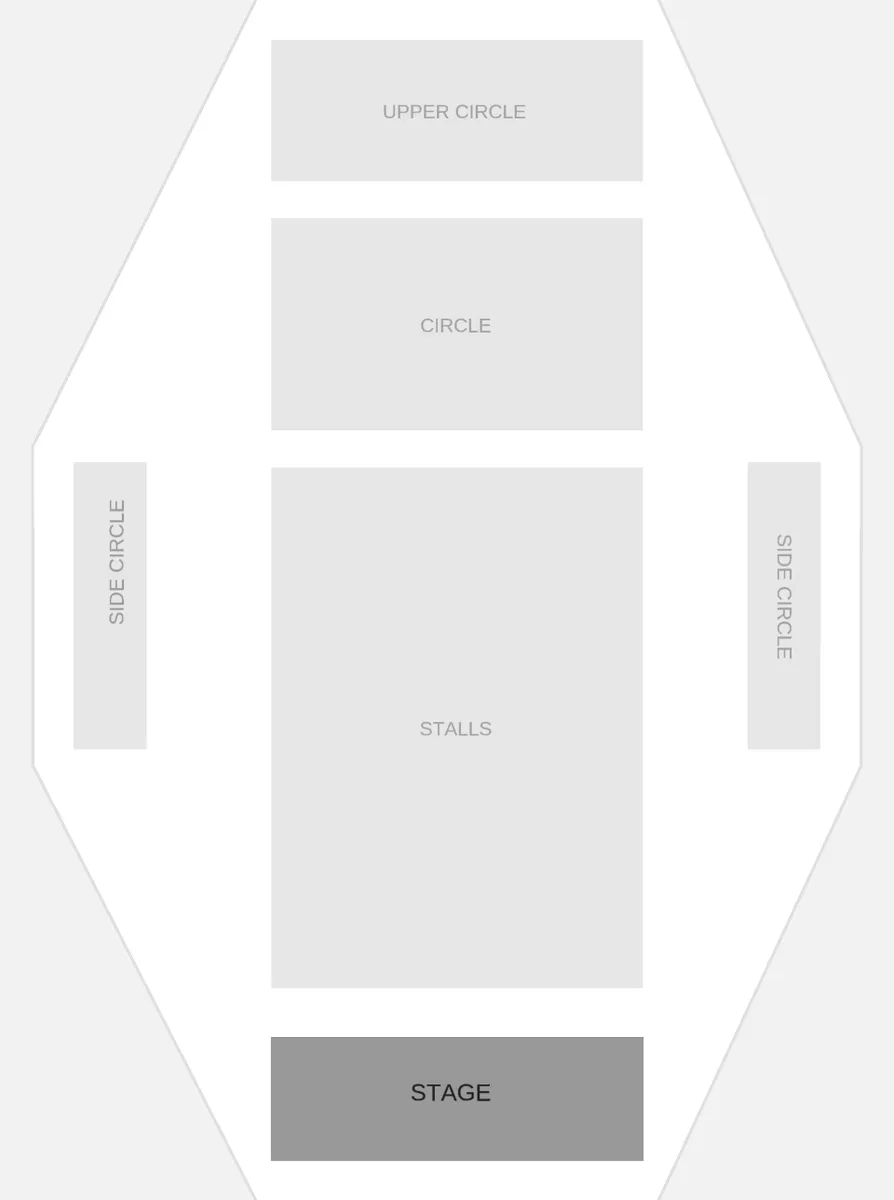 Seating plan: City Varieties Music Hall