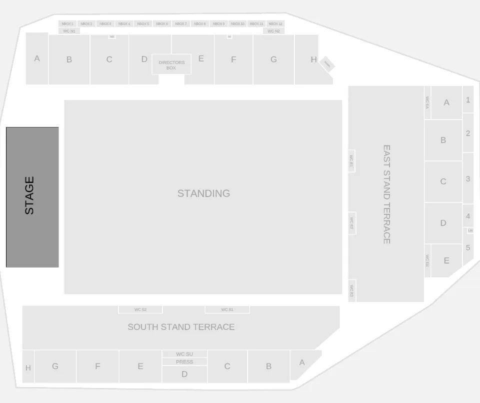 Seating plan: AMT Headingley Rugby Stadium